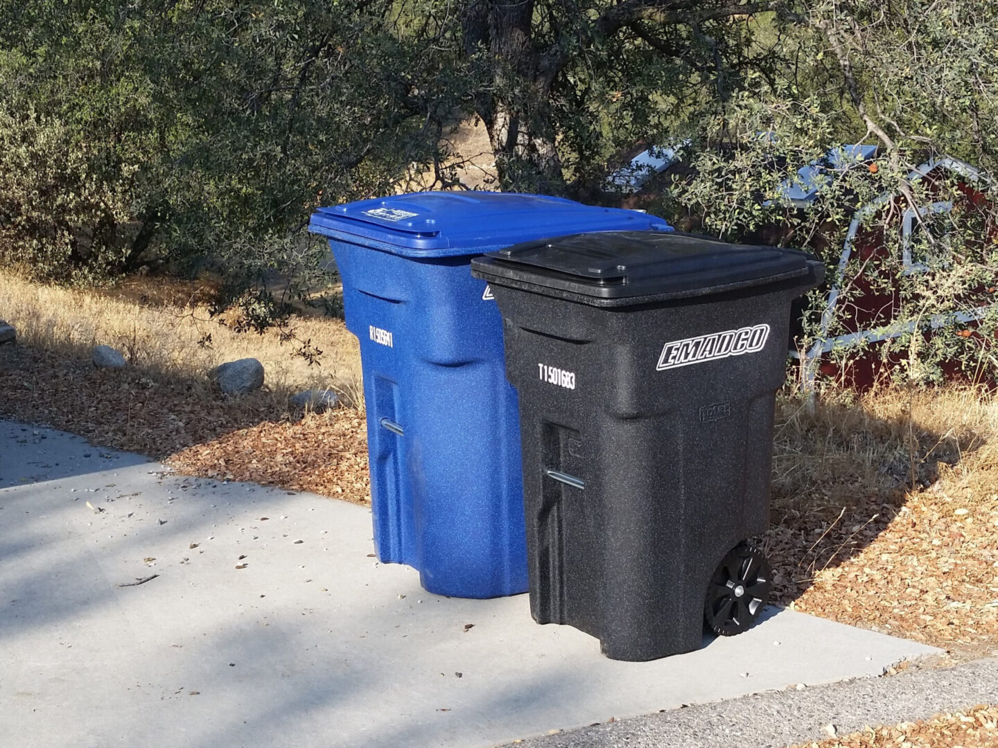 New trash cans The Shockleys